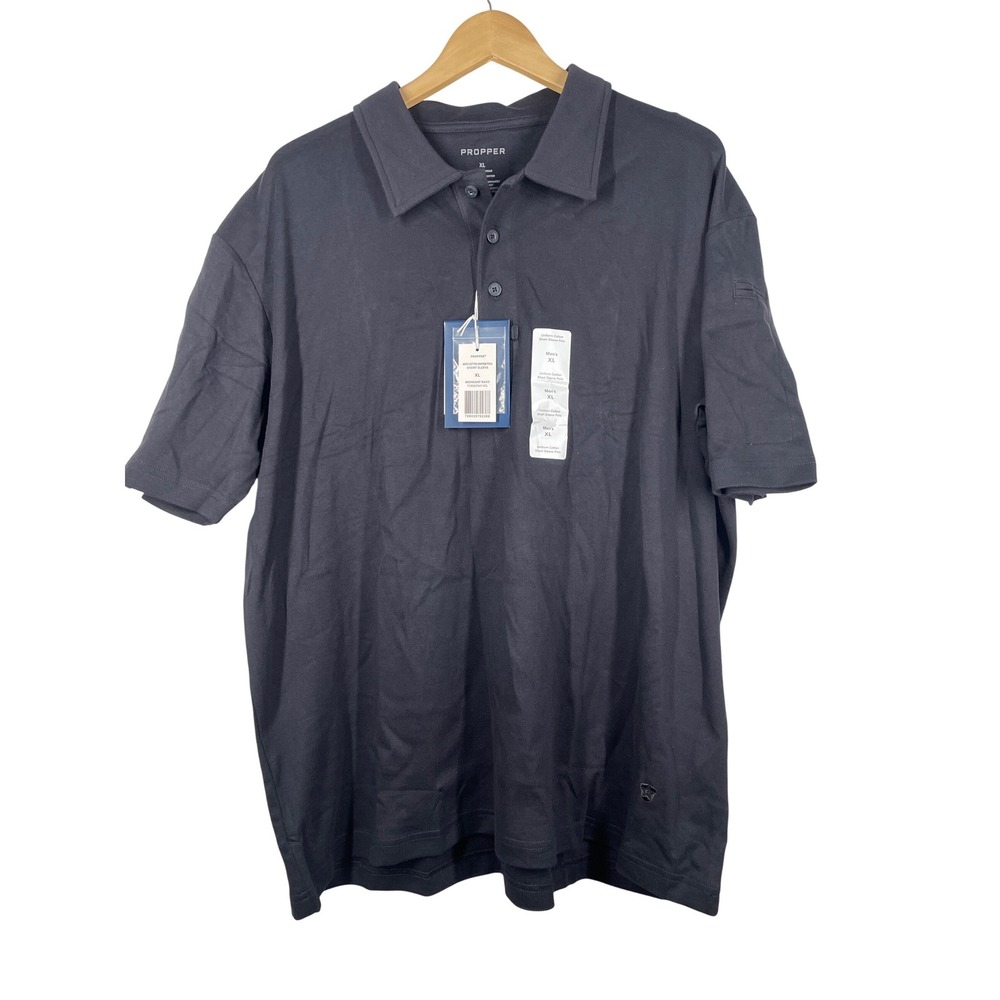 Propper Mens Egyptian Cotton Uniform Polo Shirt Midnight Navy XL F58065N414XL